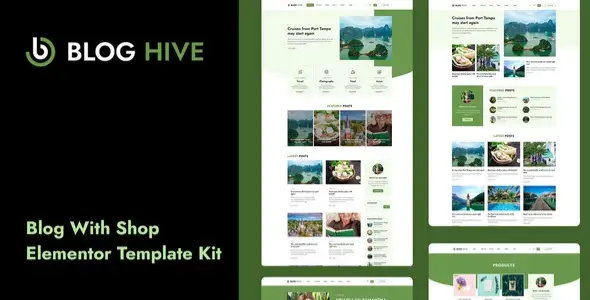 Blog Hive – Personal Blog Elementor Template Kit