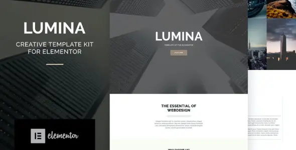Lumina – Creatives & Business Elementor Template Kit